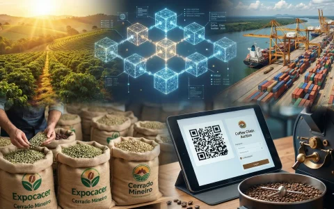브라질 블록체인 커피 옥션