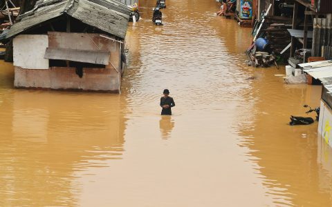 인도네시아 아체 수마트라 홍수